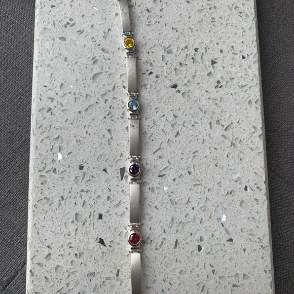 Multicoloured stone bracelet - Picture 2 of 3